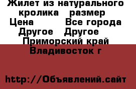 Жилет из натурального кролика,44размер › Цена ­ 500 - Все города Другое » Другое   . Приморский край,Владивосток г.